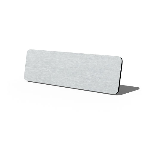1x3 Style B Metal Tags, 1 text line