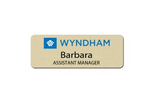 Wyndham Hotel Manager Name Badges