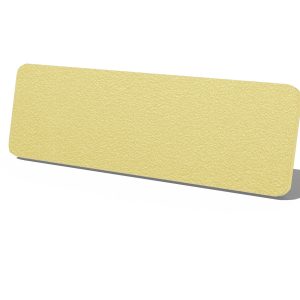 Gold Speck with White Core Plastic Name Tag