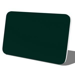 Green with White Core Plastic Name Tag