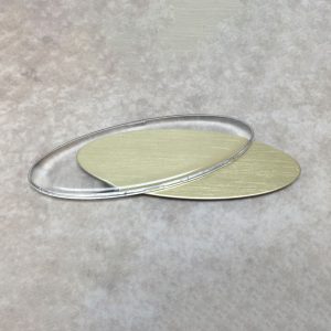 Oval Dome 1 x 2 3/4 inches
