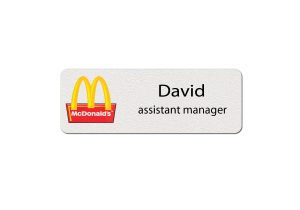 McDonalds Employee Name Badges