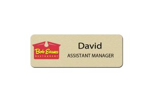 Bob Evans Manager Name Tags