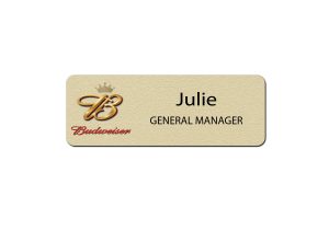 Budwewiser Manager Name Badges