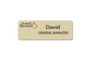 Sweet Tomatoes Manager Name Tags