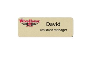 Winghouse Manager Name Tags