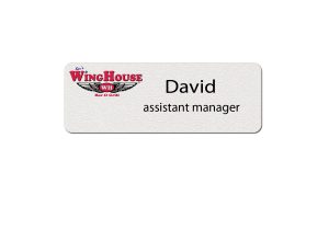Winghouse Employee Name Badges
