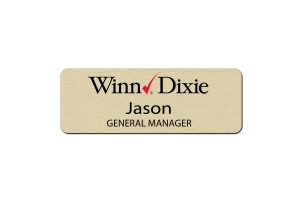 Winn Dixie Manager Name Badges