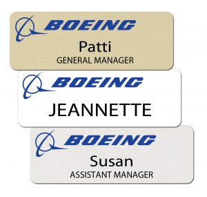 Boeing Name Tags