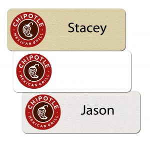 Chipotle Name Badges