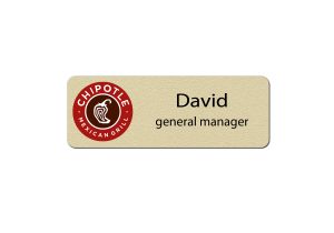 Chipotle Manager Name Badges