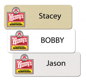 Wendy's Name Badge Collage