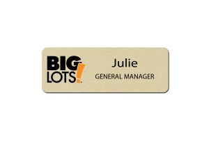 Big Lots Manager Name Badges