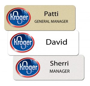 Kroger Name Tags and Badges