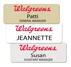 Walgreens Name Tags and Badges