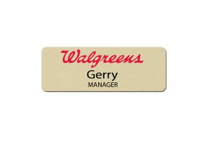 Walgreens Manager Name Badges