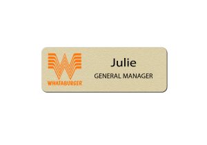 Whataburger Manager Name Badges